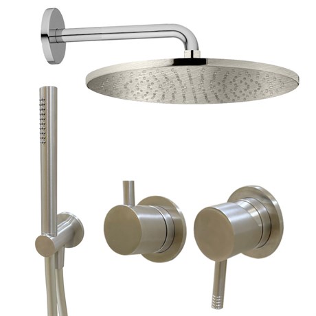 IF120_XX AQUAelite Встроенный смеситель + переключатель + душевой гарнитур + верхний душ RU712E + RU712X00Q + RU701E + RU201X00Q + SD026A + SF169A + BD006A - фото 28378