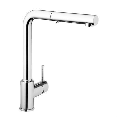 125357XX Palazzani MIDI высокий смеситель для кухни c поворотным вытяжным изливом 125357XX - фото 34717