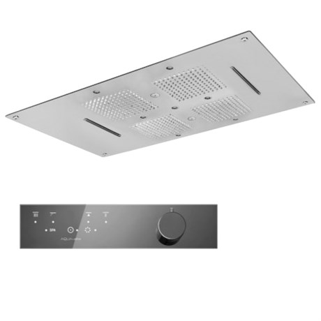 KT036AXX AQUAelite SPA Home верхний душ потолочного крепления с 4-мя режимами, 850x540 мм KT036AXX - фото 35787