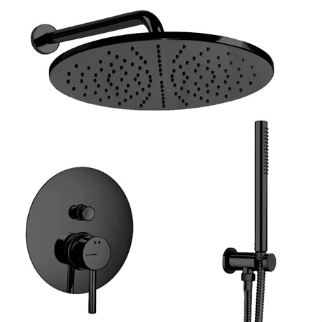 IF121_XX Palazzani MIDI Встроенный смеситель для душа + душевой гарнитур + верхний душ 121175 + 99571699 + 9926A7 + 9926V2 + 9910U4 - фото 36286