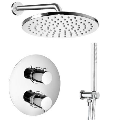 IF136_XX Palazzani MIDI Встроенный смеситель для душа + душевой гарнитур + верхний душ IF136_XX - фото 37462