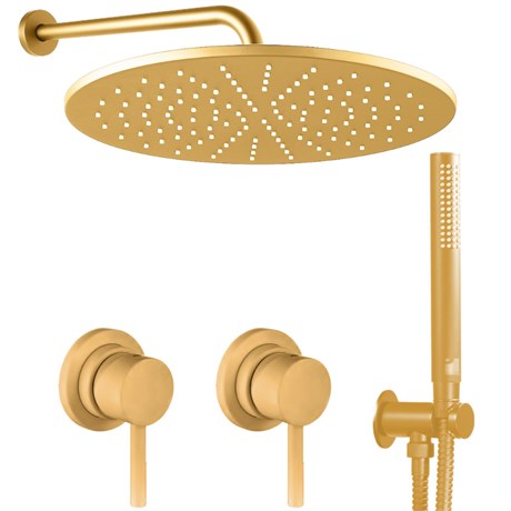 IF060_XX Palazzani MIDI Встроенные смесители + душевой гарнитур + верхний душ 122178 + 99571599 + 9910N3 + 9926V2 + 9926A7 - фото 43419