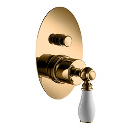 36117653 Palazzani Adams внешняя часть встроенного смесителя для ванны и душа на 2 потребителя 36117653