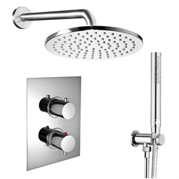 IF123_10 Palazzani MIDI: встроенный смеситель для душа + душевой гарнитур + верхний душ 962606 + 99277310 + 992610 + 9926V2 + 9910N3