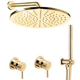 IF060_53 Palazzani Встроенные смесители + душевой гарнитур + верхний душ 122178 + 99571599 + 9910N3 + 9926V2 + 9926A7