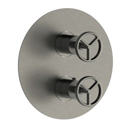 782604XX Palazzani Industrial Job внешняя часть термостатического смесителя для душа на 1-3 потребителя, 1/2”-3/4”