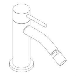 RU624EXX AQUAELITE смеситель для биде Metal 316