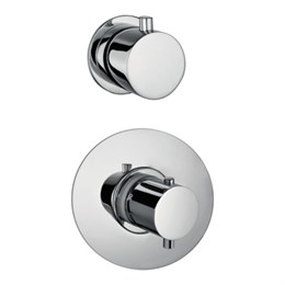 962382XX Palazzani MIDI внешняя часть термостатического смесителя для душа на 2 потребителя, 1/2” 962382XX