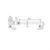 IF057 Palazzani Встроенный термостатический смеситель для душа + душевой гарнитур + верхний душ - фото 21398