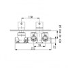 IF066 AquaElite Встроенный термостатический смеситель для душа + душевой гарнитур + верхний душ - фото 22574