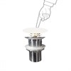 PCCNEWNTP Althea донный клапан Click-Clack с керамической крышкой для раковин без перелива - фото 22710