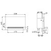 IF117 AQUAelite Встроенный термостатический смеситель для душа  + душевой гарнитур + верхний душ + каскадный излив - фото 28119