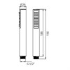 IF119 Palazzani Встроенный термостатический смеситель для душа + душевой гарнитур + верхний душ - фото 28176