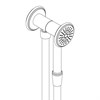IF176_XX AQUAelite INstile Встроенный смеситель для ванны и душа + душевой гарнитур + излив - фото 37149