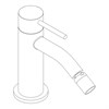 RU624EXX AQUAELITE смеситель для биде Metal 316 - фото 37285