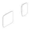 RT002A00Q AQUAelite WOW Touch Shower внешняя часть термостатического смесителя на 2 потребителя с электронным управлением, 1/2" RT002A00Q - фото 38752