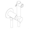 RU224AXX AQUAelite внешняя часть гигиенического душа с прогрессивным смесителем, 1/2" RU224AXX - фото 39487