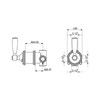 842379XX Palazzani Classic внешняя часть встроенного переключателя на 3 потребителя 842379XX - фото 41904