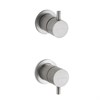 IF190_XX AQUAelite Metal 316 Встроенный смеситель для душа на 3 потребителя + душевой гарнитур + верхний душ из нержавеющей стали + излив для ванны RU603EXX + RU201X00Q + RU713X00Q + KT069AXX + AC060XX - фото 43090