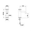 RU820AXX AQUAelite INstile смеситель для раковины RU820AXX - фото 43391