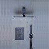 IF122_XX Palazzani Qadra: встроенный термостатический смеситель для душа + душевой гарнитур + верхний душ 412606 + 99277310 + 995826 + 9926A9 + 9910U5 - фото 43894