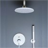 IF058_XX Palazzani Встроенный смеситель для душа + душевой гарнитур + верхний душ 121175 + 99572199 + 992610 + 9926V2 + 9910N2 + 991205 + 9910U4 - фото 43924
