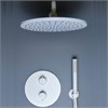 IF144_XX Palazzani Встроенный смеситель для душа + душевой гарнитур + верхний душ 962604 + 99277310 + 9926A7 + 9926V2 + 9910U4 - фото 43928