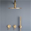 IF060_XX Palazzani MIDI Встроенные смесители + душевой гарнитур + верхний душ 122178 + 99571599 + 9910N3 + 9926V2 + 9926A7 - фото 44296