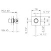 962608XX Palazzani MIDI встроенный переключатель для термостатического смесителя на 1-3 потребителя, 1/2"-3/4" - фото 9246
